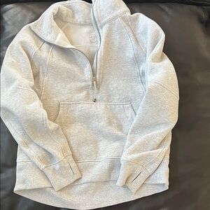 Lululemon Gray Quarter-Zip Pullover EUC